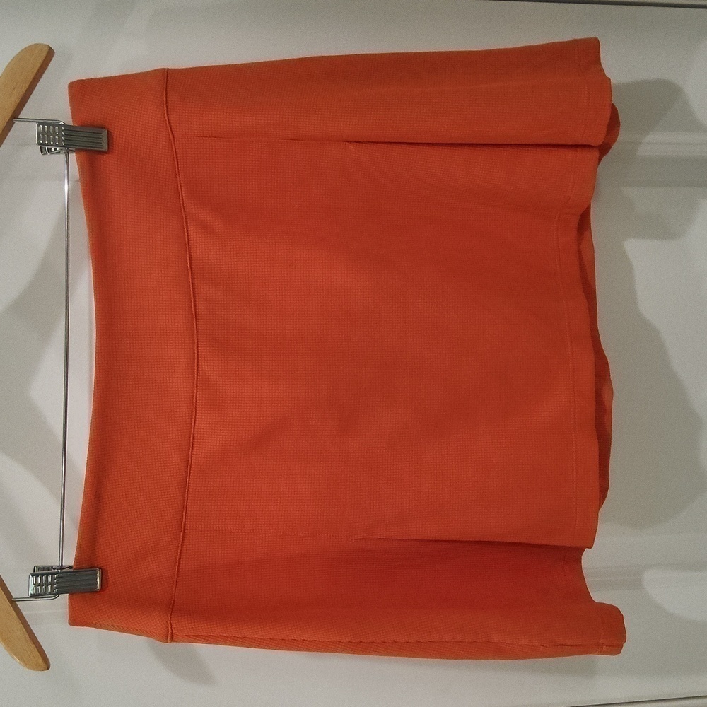 Tail Activewear Orange Tennis Skirt - Size 12 - Picture 2 of 5